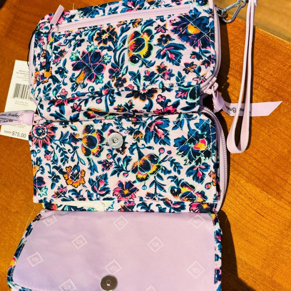 Vera Bradley Multicolor Floral Wristlet - Picture 10 of 10